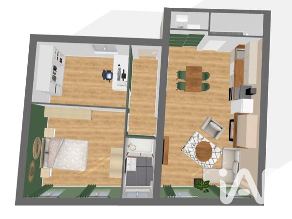 Appartement à vendre 3 pièces 62 m² Nègrepelisse