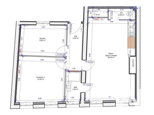 Appartement à vendre 3 pièces 62 m² Nègrepelisse
