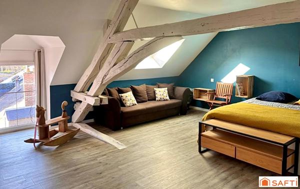 Au cœur du village, 189 m2 hab, 4 chambres, 3 SdB