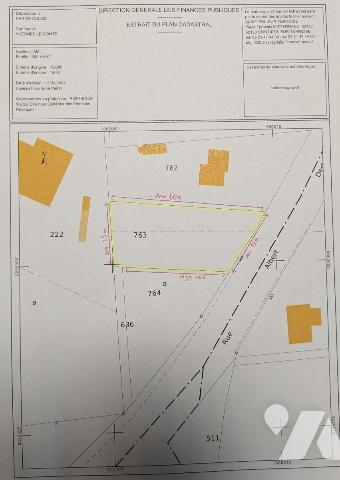 A VENDRE - Pas-de-Calais - AVESNES-LE-COMTE (axe ST POL/ARRAS). TERRAIN A BÂTIR DE 1407m² avec ...