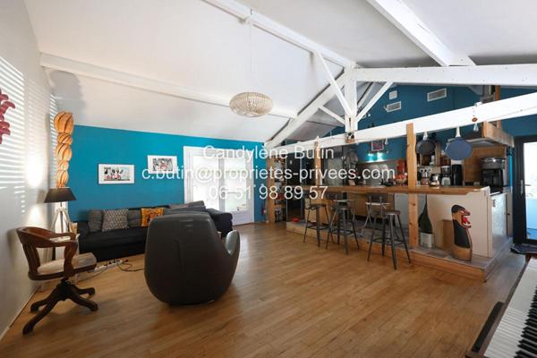 Maison de charme de plain-pied de 129 m² avec piscine et jardin intimiste ,Centre-ville