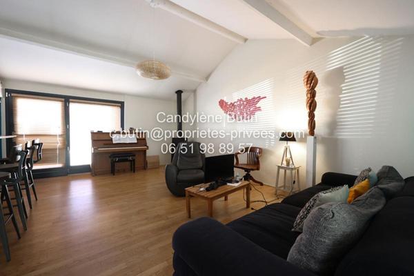 Maison de charme de plain-pied de 129 m² avec piscine et jardin intimiste ,Centre-ville