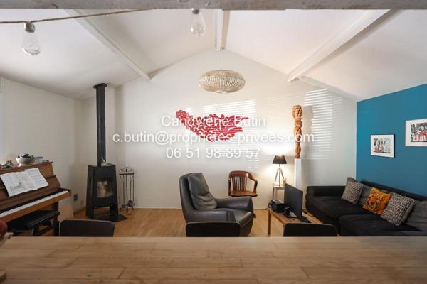 Maison de charme de plain-pied de 129 m² avec piscine et jardin intimiste ,Centre-ville