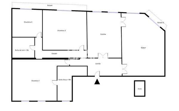 Vends appartement haussmannien - 123m² - Paris Vème Sorbonne vue sur Cluny