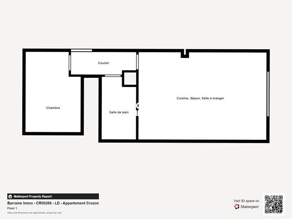 Vente appartement à Crozon, 2 pièces 45.07m²