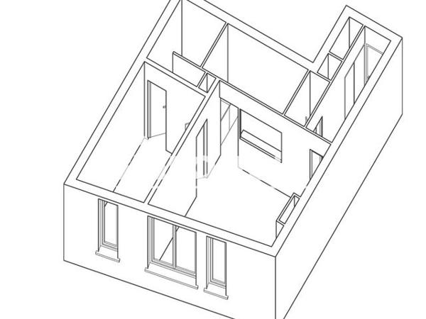 Location Appartement 2 pièces 49.51 m² - 44 RUE DES AYRES Bordeaux 33000