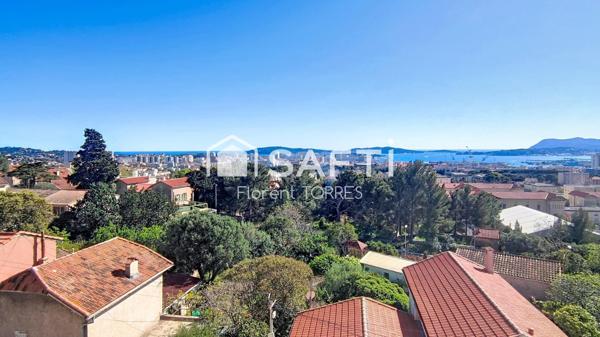 Appartement T4 – Vue Rade de Toulon – Dernier étage – Garage + Cave