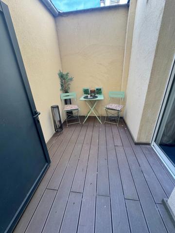 Appartement à louer 2 pièces en meublé MANTES LA JOLIE (78) - 35 m²  - Terrasse