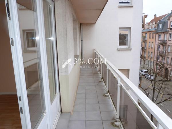 3%.COM-Neudorf : T2 49,35m² + garage et balcons. Strasbourg (67100)