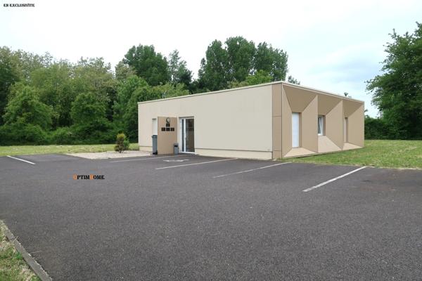 TUCQUEGNIEUX (54)PROCHE ESCH/ALZETTE, LOCAL COMMERCIAL DE 104 M² SUR 14 ARES DE TERRAIN AVEC PARKING PRIVATIF