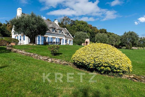 Maison bourgeoise en première ligne avec vue mer à Plougastel