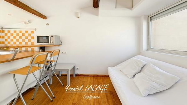 T1 traversant – Belle de Mai (Marseille 3e) – Dernier étage avec terrasse – Idéal investisseur ou premier achat