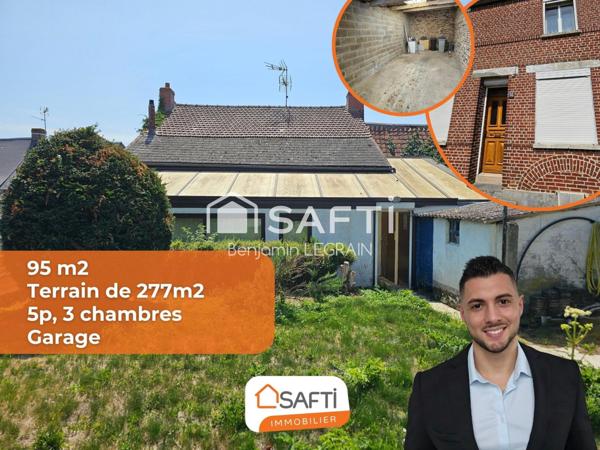 Maison semi-individuelle à rénover