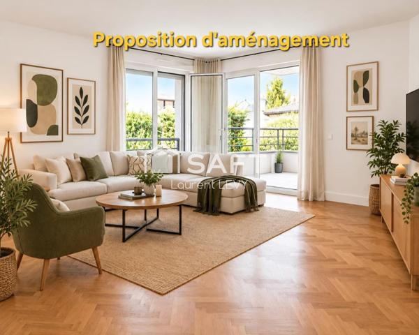Proche de tout, balcon, parking, cave, au calme