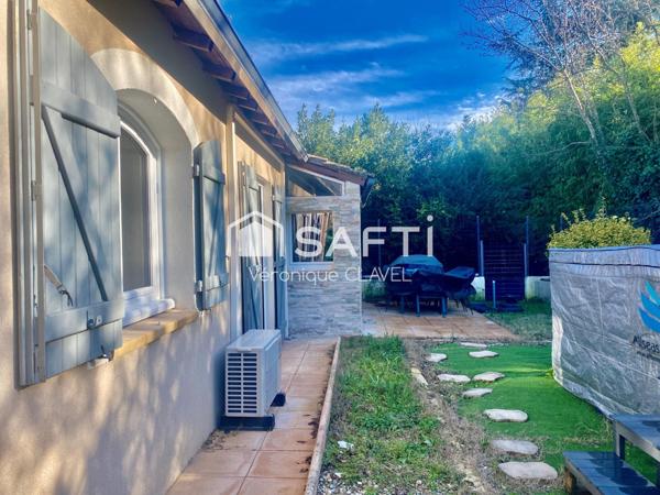 Belle villa de 118 m2 totalement rénovée au calme sur un terrain de 389m2