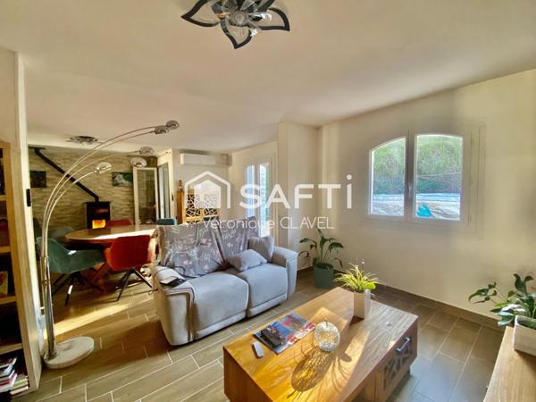 Belle villa de 118 m2 totalement rénovée au calme sur un terrain de 389m2