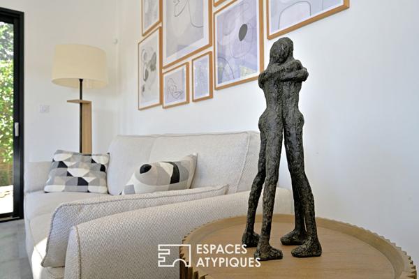 Maison contemporaine avec piscine et jardin paysagé, proche Uzès