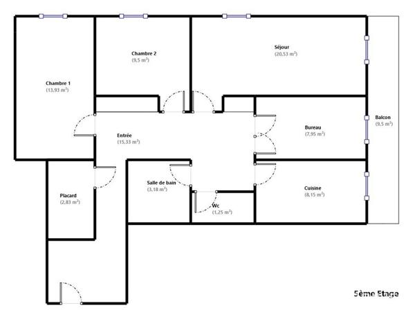 Appartement à vendre 4 pièces 83 m² Livry-Gargan