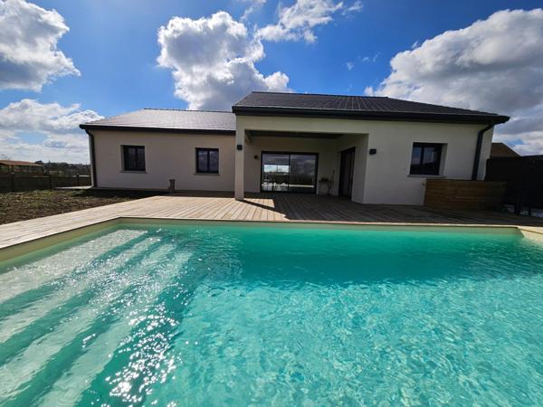 Maison neuve plain pied 150 m² Epinasse Vozelle avec Piscine