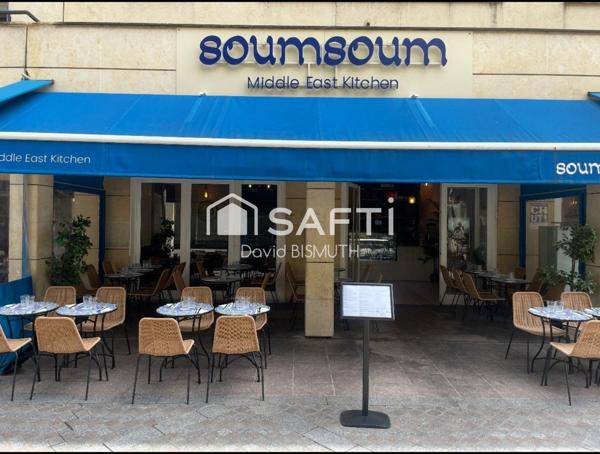 CESSION DE FONDS DE COMMERCE RESTAURANT 50 COUVERTS 65 M2 AVEC TERRASSE LEVALLOIS PERRET