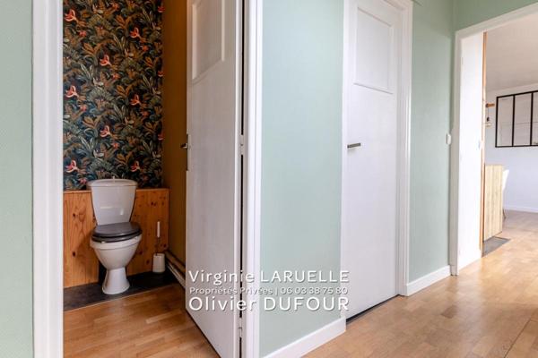 ROUEN appartement 4 pièces avec vue dégagée, cave, parking et jardin partagé