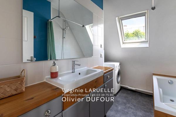 ROUEN appartement 4 pièces avec vue dégagée, cave, parking et jardin partagé