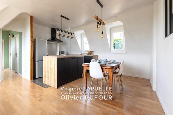 ROUEN appartement 4 pièces avec vue dégagée, cave, parking et jardin partagé