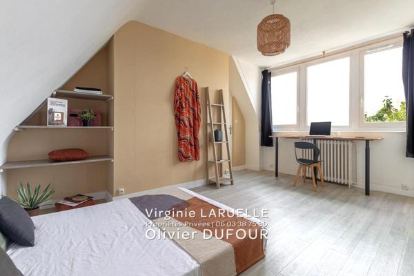 ROUEN appartement 4 pièces avec vue dégagée, cave, parking et jardin partagé
