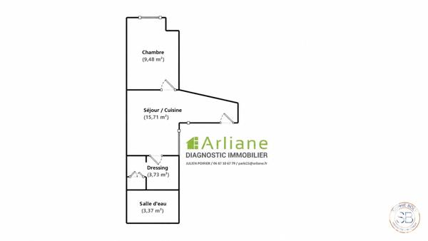 Appartement à vendre 2 pièces 33 m² Paris 1