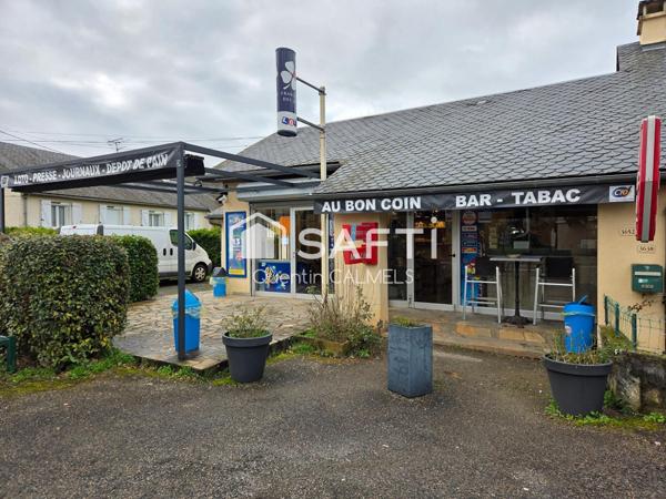 Ensemble immobilier à Nuces , maison de plain-pied et local commercial loué