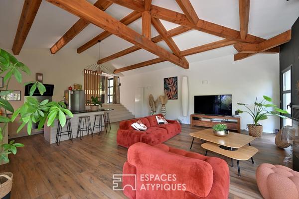 Maison rénovée dans un village prisé au nord de Montpellier