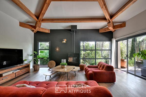 Maison rénovée dans un village prisé au nord de Montpellier