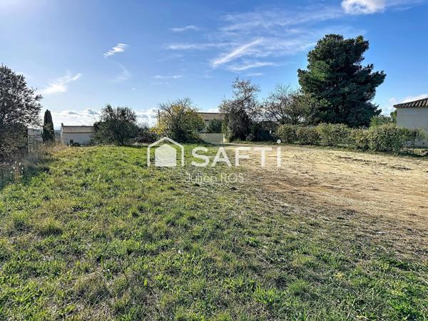 2575 m2 Terrain constructible avec maison à rénover 140m2 vue dégagée Puisserguier