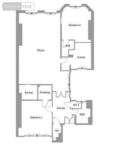 Achat - Appartement Paris 8e Arrondissement 75008 4 pièces 100 m 2 953 m 2