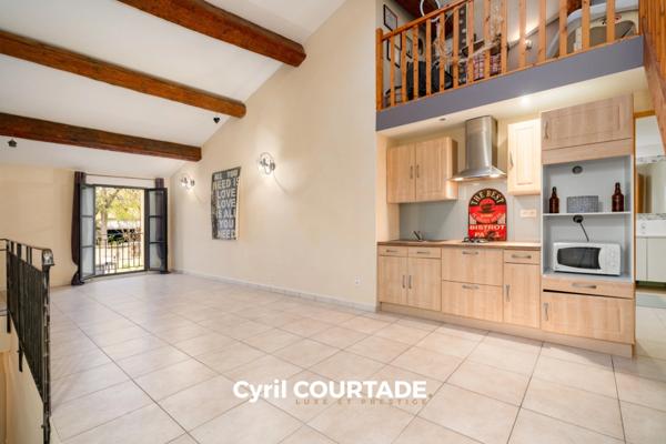 Beauvoisin, Dpt Gard (30), Maison en pierre de 236m² avec dépendance et piscine - Jardin de 247m²