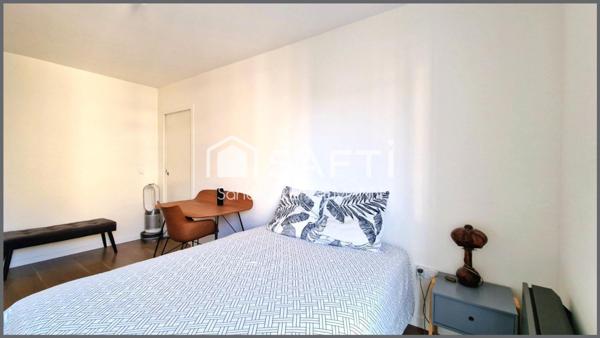 3P lumineux 2024, vue Tour Eiffel, balcon+parking