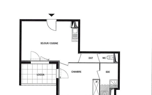 Appartement à vendre    2 pièces • 40,60 m2 Montpellier