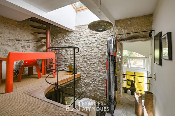 Maison de village au charme unique alliant caractère ancien et confort contemporain