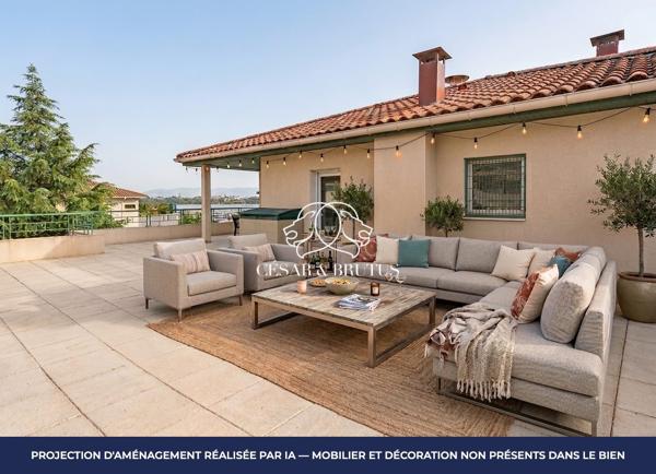 Toit-Terrasse d’Exception (105 m²) : T5 traversant de 130 m² sans vis-à-vis – Écully