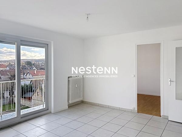 Appartement lumineux 62 m² dernier étage, proche centre