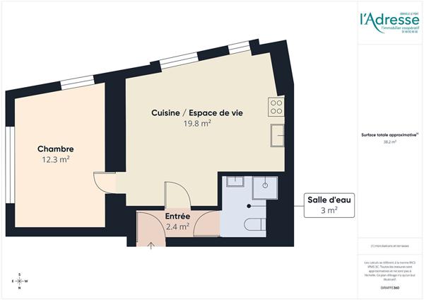Appartement Alfortville 2 pièce(s) 40 m2