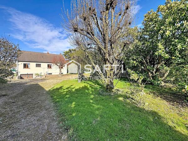 Maison de plain-pied 4 pièces avec sous-sol total + dépendances