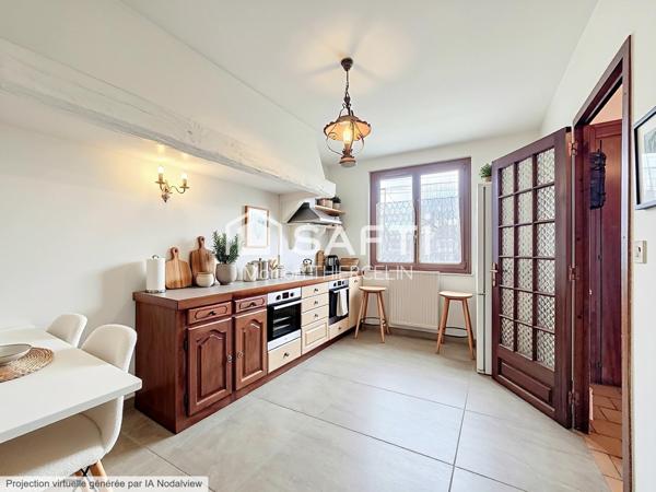 Maison de plain-pied 4 pièces avec sous-sol total + dépendances