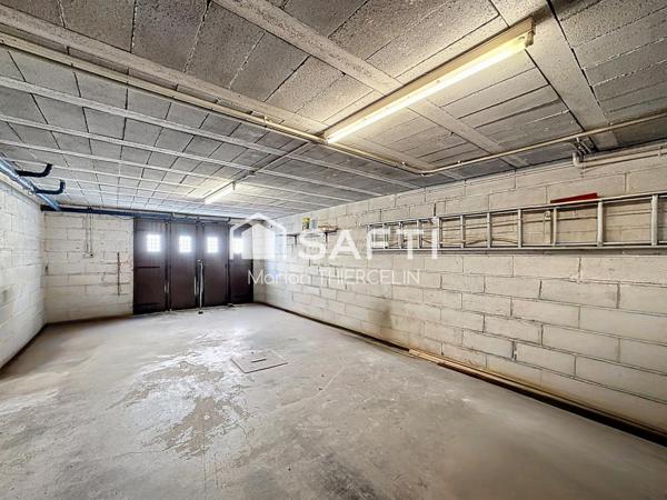 Maison de plain-pied 4 pièces avec sous-sol total + dépendances