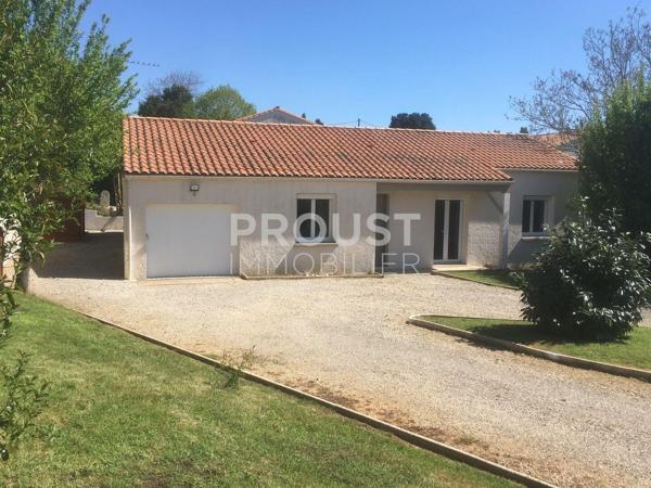 En exclusivité secteur souché plain-pied 4 chambres garage jardin