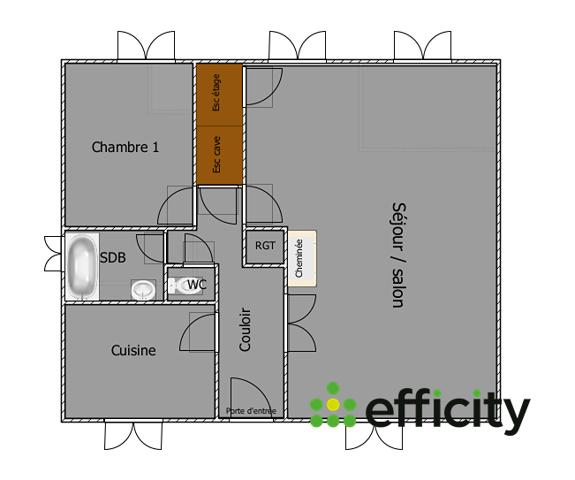 Maison 5 pièces - 90 m²