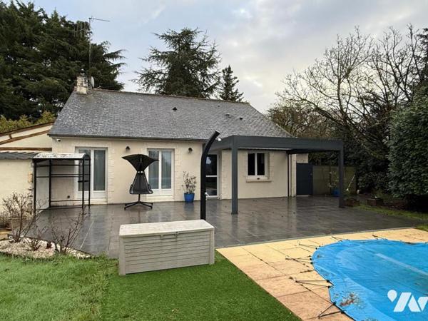 Maison 6 pièces – 162 m² – Terrain arboré de 2 252 m² – Mettray