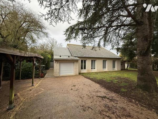 Maison 6 pièces – 162 m² – Terrain arboré de 2 252 m² – Mettray