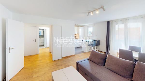 A louer à EVRY-COURCOURONNES, appartement de 2 pièces MEUBLE avec box en sous-sol
