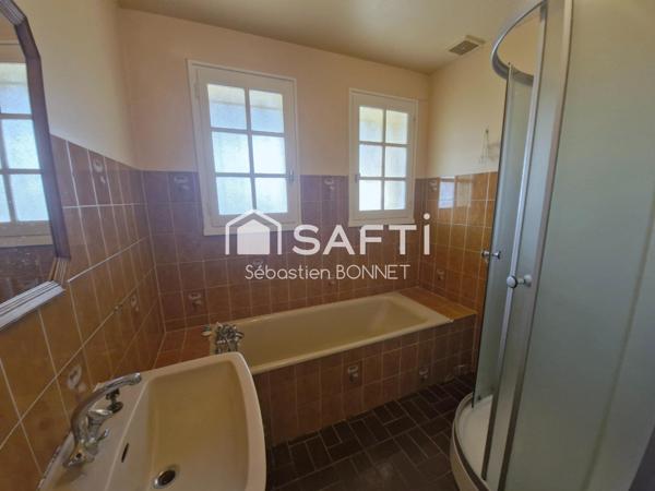 Maison plain pied 3 chambres avec garage et atelier